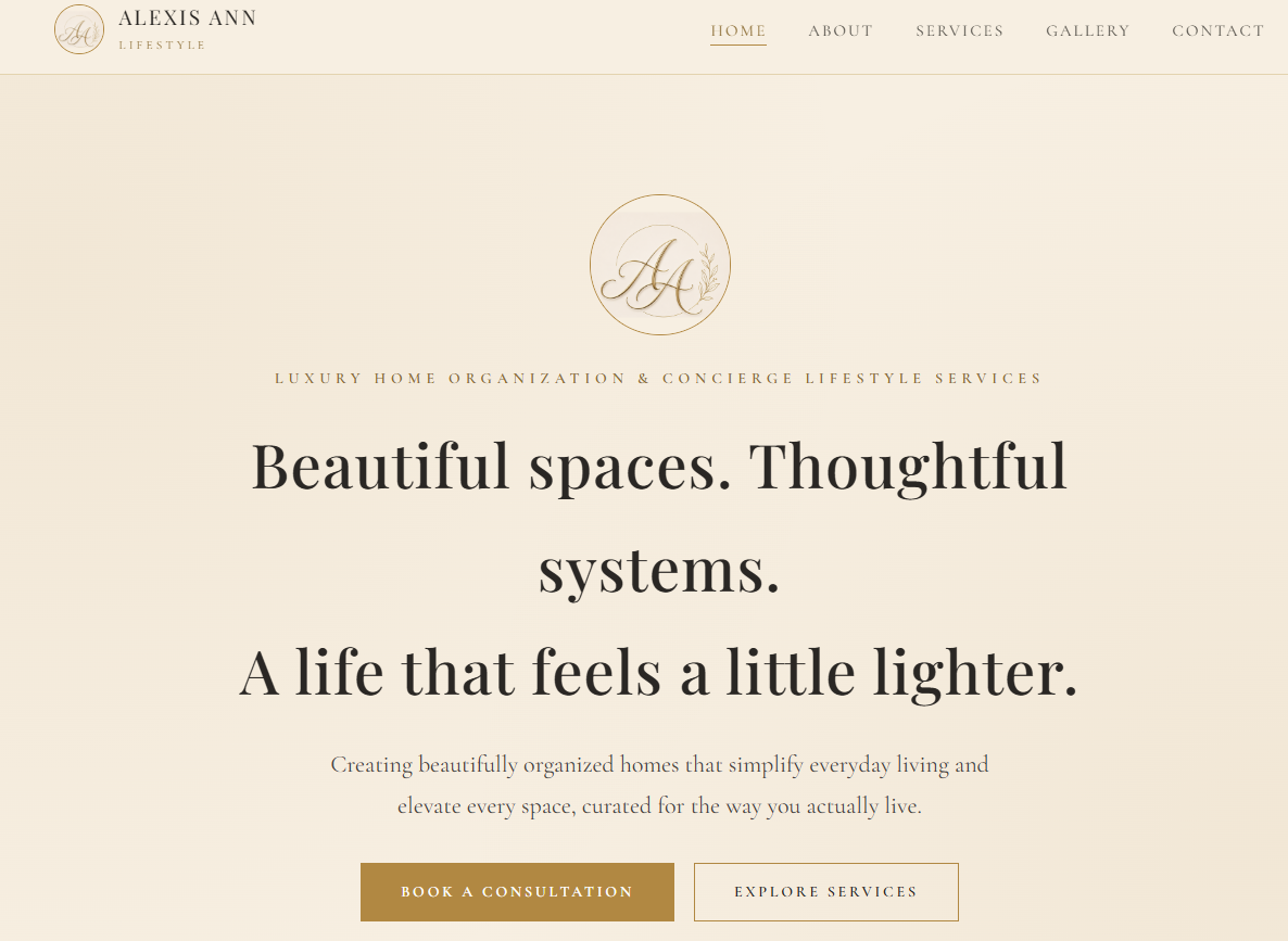 Alexis Ann Lifestyle website